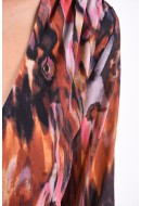 Women Blouse Pieces Pcribco Wrap Multicolour